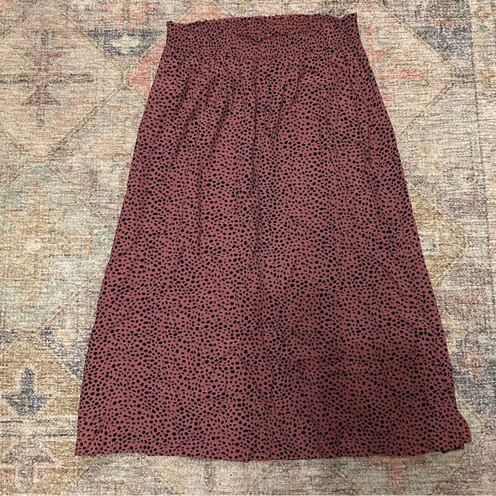 Purple Spotted Loft Skirt